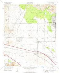 Desert Hot Springs California Historical topographic map, 1:24000 scale, 7.5 X 7.5 Minute, Year 1955