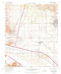 Desert Hot Springs California Historical topographic map, 1:24000 scale, 7.5 X 7.5 Minute, Year 1955