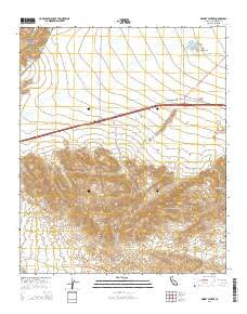 Desert Center California Current topographic map, 1:24000 scale, 7.5 X 7.5 Minute, Year 2015