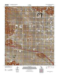 Desert Hot Springs California Historical topographic map, 1:24000 scale, 7.5 X 7.5 Minute, Year 2012