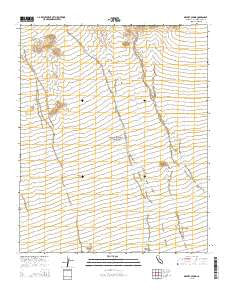 Desert Spring California Current topographic map, 1:24000 scale, 7.5 X 7.5 Minute, Year 2015
