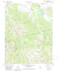 Detert Reservoir California Historical topographic map, 1:24000 scale, 7.5 X 7.5 Minute, Year 1958