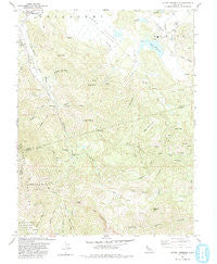 Detert Reservoir California Historical topographic map, 1:24000 scale, 7.5 X 7.5 Minute, Year 1993