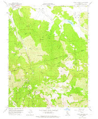 Detert Reservoir California Historical topographic map, 1:24000 scale, 7.5 X 7.5 Minute, Year 1958