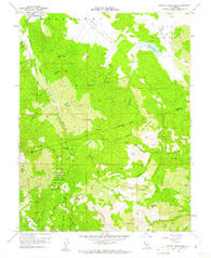 Detert Reservoir California Historical topographic map, 1:24000 scale, 7.5 X 7.5 Minute, Year 1958