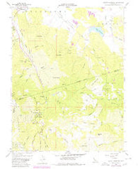 Detert Reservoir California Historical topographic map, 1:24000 scale, 7.5 X 7.5 Minute, Year 1958