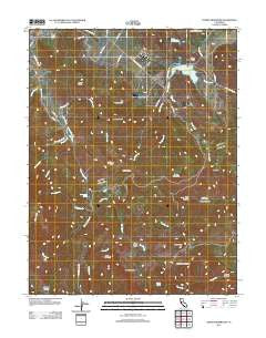 Detert Reservoir California Historical topographic map, 1:24000 scale, 7.5 X 7.5 Minute, Year 2012