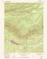 Devil Peak California Historical topographic map, 1:24000 scale, 7.5 X 7.5 Minute, Year 1950