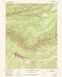 Devil Peak California Historical topographic map, 1:24000 scale, 7.5 X 7.5 Minute, Year 1950