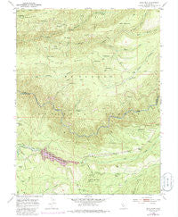 Devil Peak California Historical topographic map, 1:24000 scale, 7.5 X 7.5 Minute, Year 1950