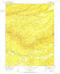 Devil Peak California Historical topographic map, 1:24000 scale, 7.5 X 7.5 Minute, Year 1950