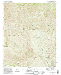 Devils Heart Peak California Historical topographic map, 1:24000 scale, 7.5 X 7.5 Minute, Year 1991