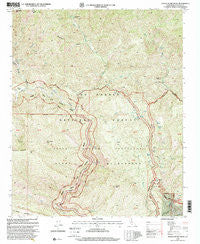 Devils Heart Peak California Historical topographic map, 1:24000 scale, 7.5 X 7.5 Minute, Year 1995