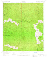 Devils Heart Peak California Historical topographic map, 1:24000 scale, 7.5 X 7.5 Minute, Year 1943