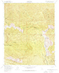 Devils Heart Peak California Historical topographic map, 1:24000 scale, 7.5 X 7.5 Minute, Year 1943