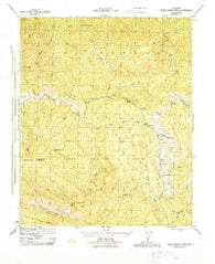 Devils Heart Peak California Historical topographic map, 1:31680 scale, 7.5 X 7.5 Minute, Year 1944