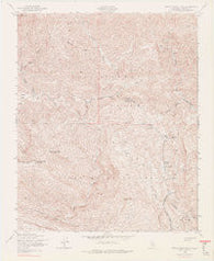 Devils Heart Peak California Historical topographic map, 1:24000 scale, 7.5 X 7.5 Minute, Year 1943