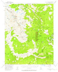 Devils Postpile California Historical topographic map, 1:62500 scale, 15 X 15 Minute, Year 1953