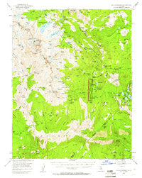 Devils Postpile California Historical topographic map, 1:62500 scale, 15 X 15 Minute, Year 1953