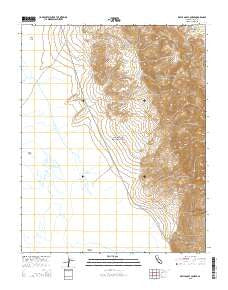 Devils Golf Course California Current topographic map, 1:24000 scale, 7.5 X 7.5 Minute, Year 2015