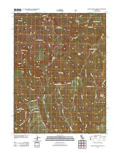 Devils Parade Ground California Historical topographic map, 1:24000 scale, 7.5 X 7.5 Minute, Year 2012