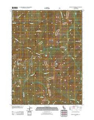 Devils Punchbowl California Historical topographic map, 1:24000 scale, 7.5 X 7.5 Minute, Year 2012