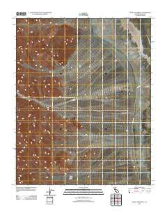 Devils Speedway California Historical topographic map, 1:24000 scale, 7.5 X 7.5 Minute, Year 2012