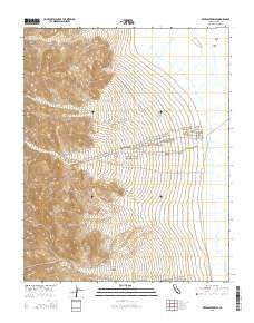 Devils Speedway California Current topographic map, 1:24000 scale, 7.5 X 7.5 Minute, Year 2015