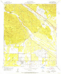 Devore California Historical topographic map, 1:24000 scale, 7.5 X 7.5 Minute, Year 1954