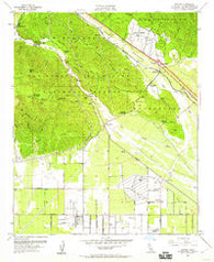 Devore California Historical topographic map, 1:24000 scale, 7.5 X 7.5 Minute, Year 1954