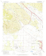 Devore California Historical topographic map, 1:24000 scale, 7.5 X 7.5 Minute, Year 1966