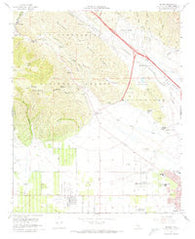 Devore California Historical topographic map, 1:24000 scale, 7.5 X 7.5 Minute, Year 1966