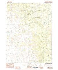 Dewey Gulch California Historical topographic map, 1:24000 scale, 7.5 X 7.5 Minute, Year 1984