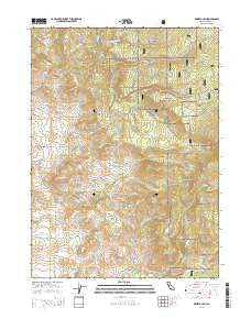 Dewey Gulch California Current topographic map, 1:24000 scale, 7.5 X 7.5 Minute, Year 2015