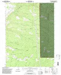 Dewitt Peak California Historical topographic map, 1:24000 scale, 7.5 X 7.5 Minute, Year 1995