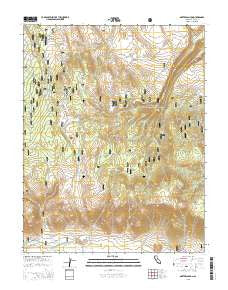 Dexter Canyon California Current topographic map, 1:24000 scale, 7.5 X 7.5 Minute, Year 2015