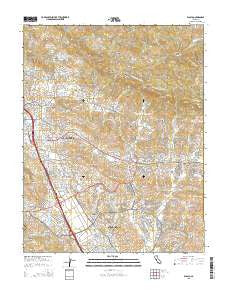 Diablo California Current topographic map, 1:24000 scale, 7.5 X 7.5 Minute, Year 2015