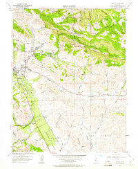 Diablo California Historical topographic map, 1:24000 scale, 7.5 X 7.5 Minute, Year 1953