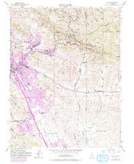 Diablo California Historical topographic map, 1:24000 scale, 7.5 X 7.5 Minute, Year 1953