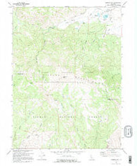 Diamond Mtn California Historical topographic map, 1:24000 scale, 7.5 X 7.5 Minute, Year 1972