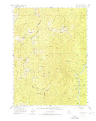 Dillon Mtn California Historical topographic map, 1:62500 scale, 15 X 15 Minute, Year 1955