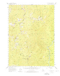 Dillon Mtn California Historical topographic map, 1:62500 scale, 15 X 15 Minute, Year 1955