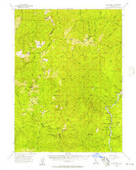 Dillon Mtn California Historical topographic map, 1:62500 scale, 15 X 15 Minute, Year 1955
