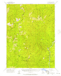 Dillon Mtn California Historical topographic map, 1:62500 scale, 15 X 15 Minute, Year 1955