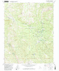 Dinkey Creek California Historical topographic map, 1:24000 scale, 7.5 X 7.5 Minute, Year 1982