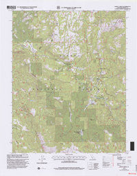 Dinkey Creek California Historical topographic map, 1:24000 scale, 7.5 X 7.5 Minute, Year 1993
