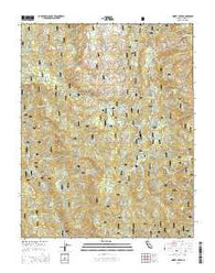 Dinkey Creek California Current topographic map, 1:24000 scale, 7.5 X 7.5 Minute, Year 2015