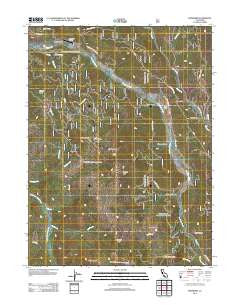 Dinsmore California Historical topographic map, 1:24000 scale, 7.5 X 7.5 Minute, Year 2012