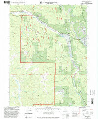 Dinsmore California Historical topographic map, 1:24000 scale, 7.5 X 7.5 Minute, Year 1997