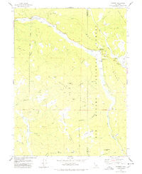 Dinsmore California Historical topographic map, 1:24000 scale, 7.5 X 7.5 Minute, Year 1977